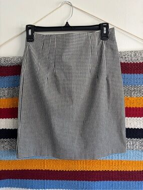 Tracy Evans Black & White Gingham Pencil Skirt